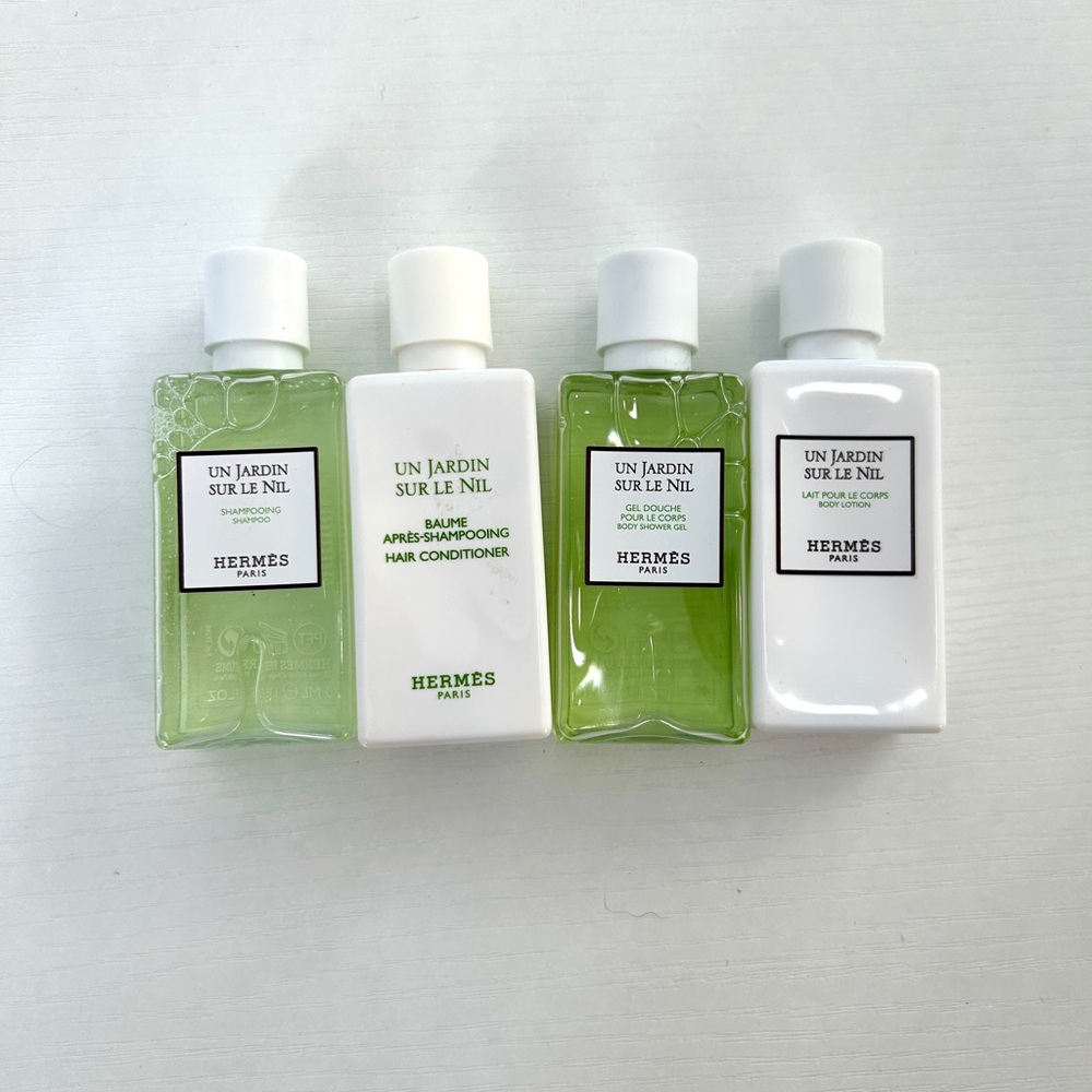 Hermes Un Jardin Sur Le Nil Bath Travel Bath & Gift Set - Picture 2 of 5